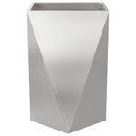 Casa si Gradina - Gradinarit si plante - Plante si ghivece - Ghivece si suporturi - Jardiniera 2 pcs Argintiu 50 x 50 x 75 cm Otel inoxidabil - Infinity.ro