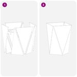 Casa si Gradina - Gradinarit si plante - Plante si ghivece - Ghivece si suporturi - Jardiniera 2 pcs Argintiu 50 x 50 x 75 cm Otel inoxidabil - Infinity.ro