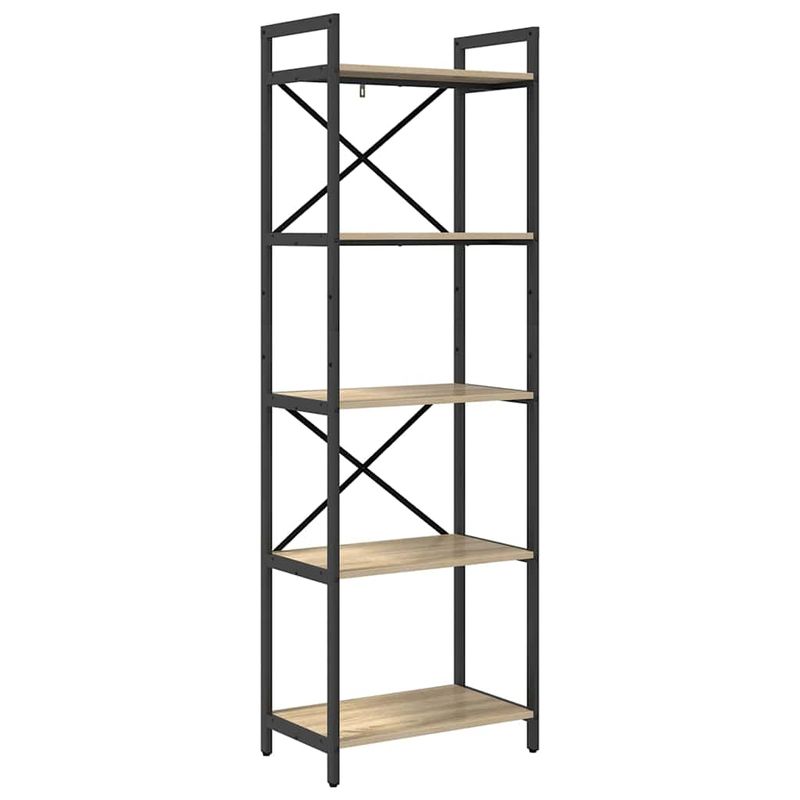 Casa si Gradina - Mobilier - Biblioteci si rafturi - Biblioteci - Raft pentru carti Stejar Sonoma 56 x 34 x 171 cm Lemn compozit - Infinity.ro