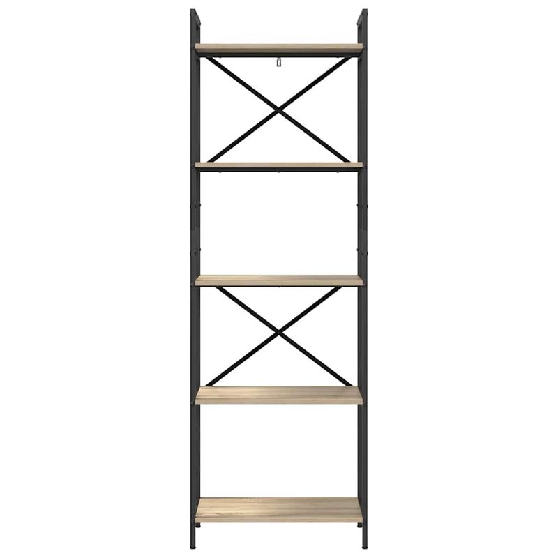 Casa si Gradina - Mobilier - Biblioteci si rafturi - Biblioteci - Raft pentru carti Stejar Sonoma 56 x 34 x 171 cm Lemn compozit - Infinity.ro