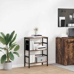 Casa si Gradina - Mobilier - Biblioteci si rafturi - Biblioteci - Raft pentru carti Stejar fumuriu 60 x 29,5 x 81 cm - Infinity.ro
