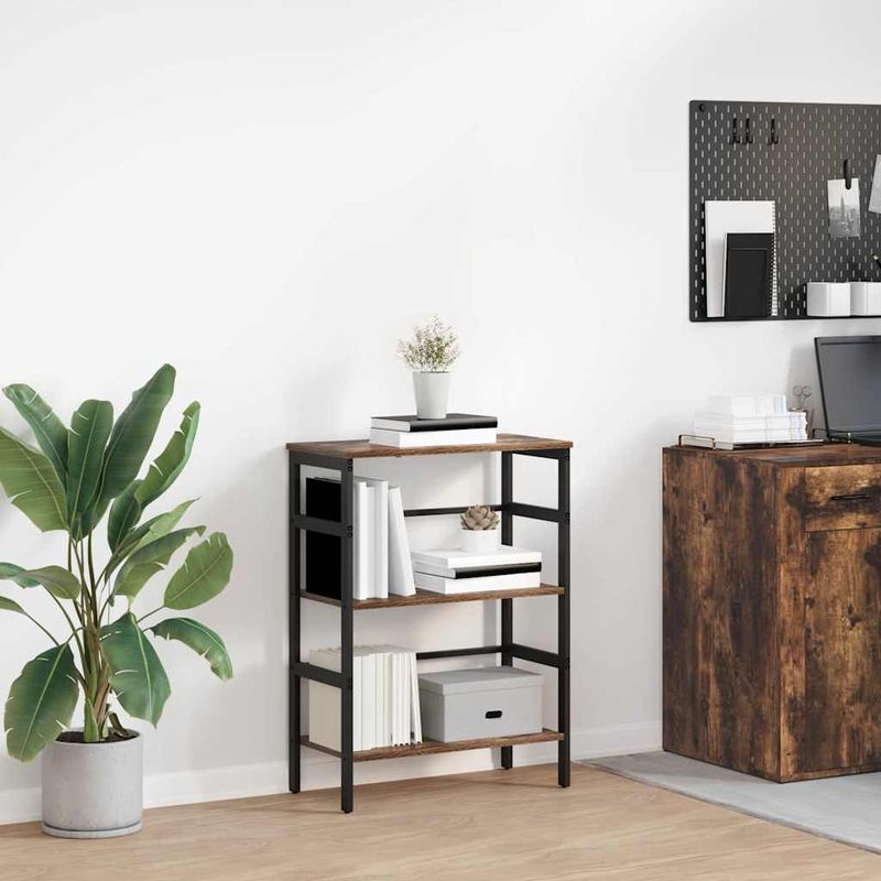 Casa si Gradina - Mobilier - Biblioteci si rafturi - Biblioteci - Raft pentru carti Stejar fumuriu 60 x 29,5 x 81 cm - Infinity.ro