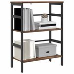 Casa si Gradina - Mobilier - Biblioteci si rafturi - Biblioteci - Raft pentru carti Stejar fumuriu 60 x 29,5 x 81 cm - Infinity.ro