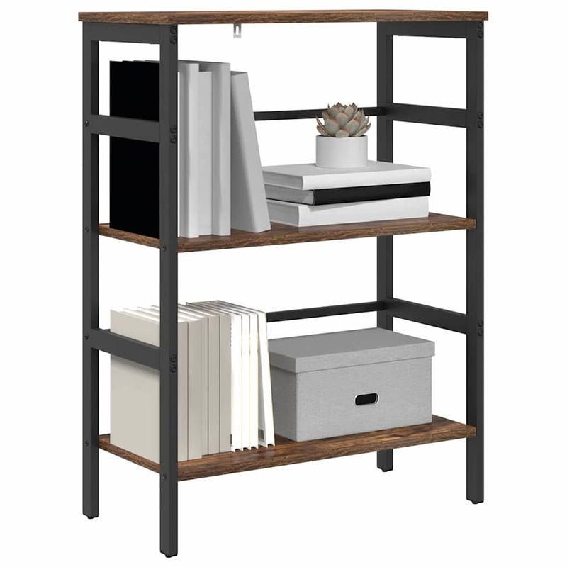 Casa si Gradina - Mobilier - Biblioteci si rafturi - Biblioteci - Raft pentru carti Stejar fumuriu 60 x 29,5 x 81 cm - Infinity.ro