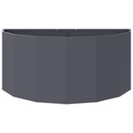 Casa si Gradina - Gradinarit si plante - Plante si ghivece - Ghivece si suporturi - Jardiniera Antracit 120 x 60 x 50 cm Otel - Infinity.ro