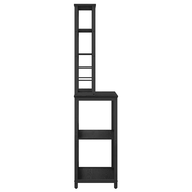 Casa si Gradina - Mobilier - Biblioteci si rafturi - Biblioteci - Raft de bucatarie Stejar Negru 60 x 40 x 168 cm Lemn compozit - Infinity.ro