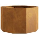 Casa si Gradina - Gradinarit si plante - Plante si ghivece - Ghivece si suporturi - Jardiniera Ruginit 60 x 60 x 35 cm Otel rezistent de intemperii - Infinity.ro