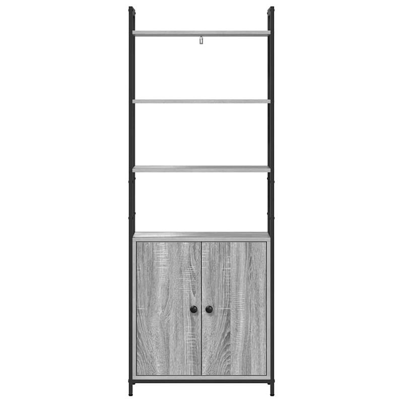 Casa si Gradina - Mobilier - Biblioteci si rafturi - Biblioteci - Dulap pentru carti Gri Sonoma 60 x 24 x 161 cm Lemn compozit - Infinity.ro
