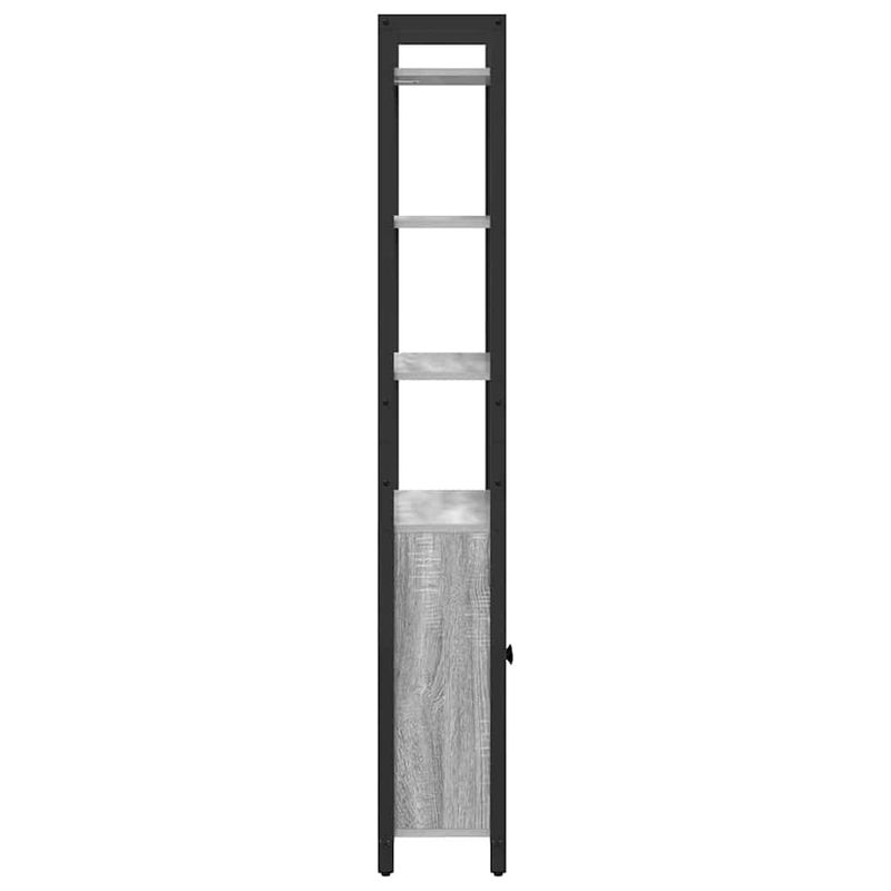Casa si Gradina - Mobilier - Biblioteci si rafturi - Biblioteci - Dulap pentru carti Gri Sonoma 60 x 24 x 161 cm Lemn compozit - Infinity.ro