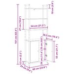 Casa si Gradina - Mobilier - Biblioteci si rafturi - Biblioteci - Dulap pentru carti Gri Sonoma 60 x 24 x 161 cm Lemn compozit - Infinity.ro