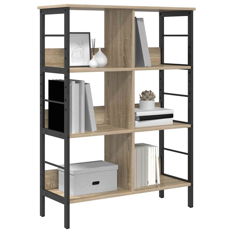 Casa si Gradina - Mobilier - Biblioteci si rafturi - Biblioteci - Raft pentru carti Stejar Sonoma 82 x 32 x 112 cm Lemn compozit - Infinity.ro