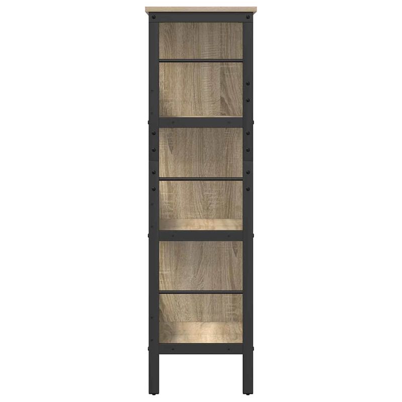 Casa si Gradina - Mobilier - Biblioteci si rafturi - Biblioteci - Raft pentru carti Stejar Sonoma 82 x 32 x 112 cm Lemn compozit - Infinity.ro