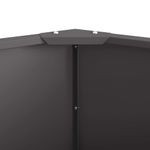 Casa si Gradina - Gradinarit si plante - Plante si ghivece - Ghivece si suporturi - Jardiniera Negru 120 x 120 x 35 cm Otel - Infinity.ro