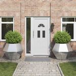 Casa si Gradina - Gradinarit si plante - Plante si ghivece - Ghivece si suporturi - Jardiniera 2 pcs Argintiu 100 x 100 x 80 cm Otel inoxidabil - Infinity.ro