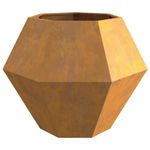 Casa si Gradina - Gradinarit si plante - Plante si ghivece - Ghivece si suporturi - Jardiniera 2 pcs Ruginit 100 x 100 x 80 cm - Infinity.ro