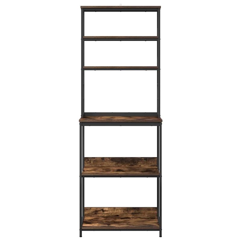 Casa si Gradina - Mobilier - Biblioteci si rafturi - Biblioteci - Raft de bucatarie Stejar fumuriu 60 x 40 x 168 cm Lemn compozit - Infinity.ro