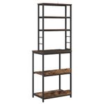 Casa si Gradina - Mobilier - Biblioteci si rafturi - Biblioteci - Raft de bucatarie Stejar fumuriu 60 x 40 x 168 cm Lemn compozit - Infinity.ro