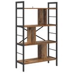 Casa si Gradina - Mobilier - Biblioteci si rafturi - Biblioteci - Raft pentru carti Lemn Vechi 75 x 30 x 123,5 cm Lemn compozit - Infinity.ro