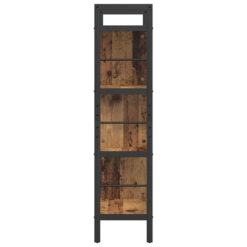 Casa si Gradina - Mobilier - Biblioteci si rafturi - Biblioteci - Raft pentru carti Lemn Vechi 75 x 30 x 123,5 cm Lemn compozit - Infinity.ro