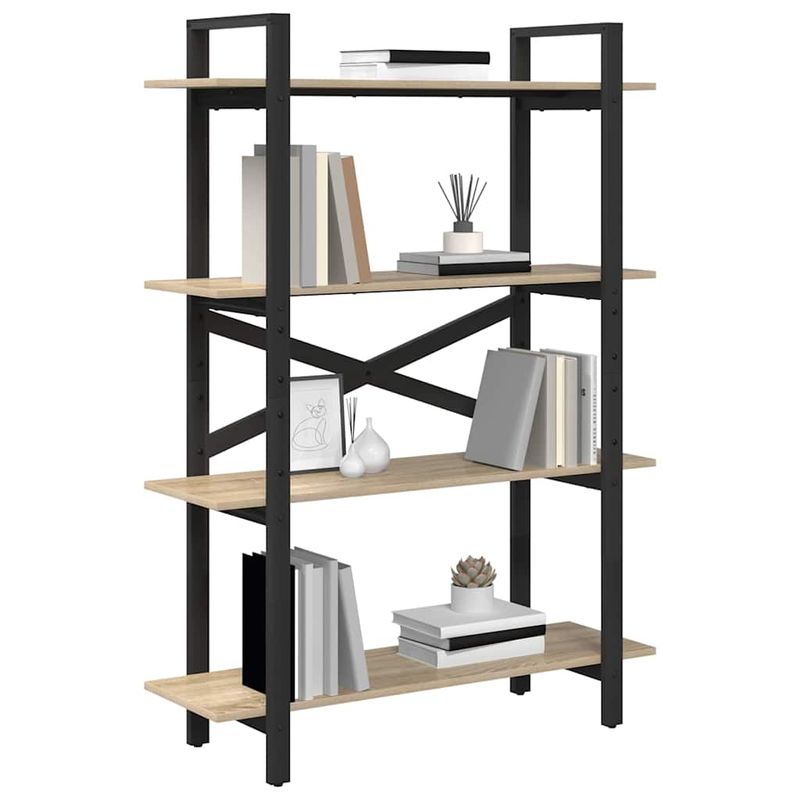 Casa si Gradina - Mobilier - Biblioteci si rafturi - Biblioteci - Raft pentru carti Stejar Sonoma 100 x 33,5 x 140 cm - Infinity.ro