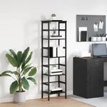 Casa si Gradina - Mobilier - Biblioteci si rafturi - Biblioteci - Raft pentru carti Stejar Negru 40 x 29,5 x 149 cm Lemn compozit - Infinity.ro