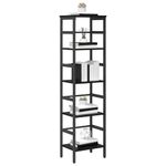 Casa si Gradina - Mobilier - Biblioteci si rafturi - Biblioteci - Raft pentru carti Stejar Negru 40 x 29,5 x 149 cm Lemn compozit - Infinity.ro