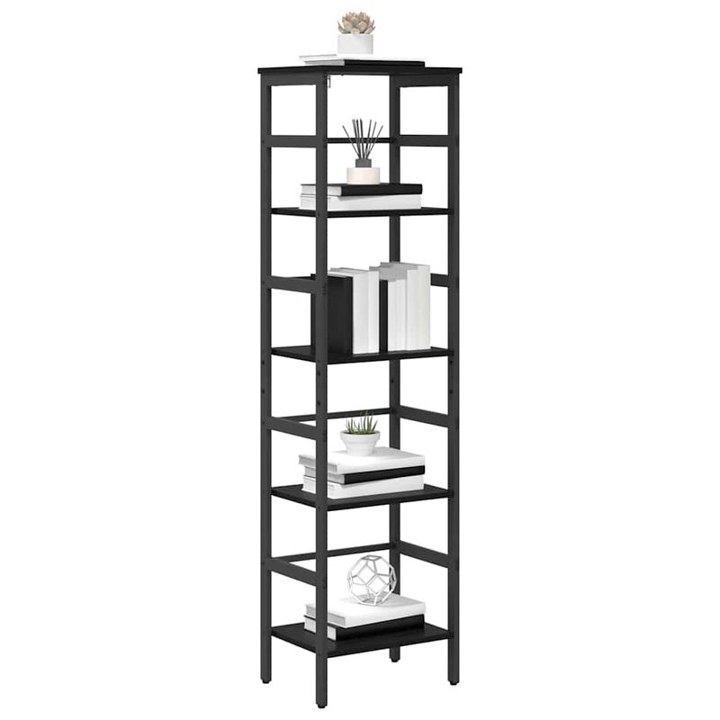 Casa si Gradina - Mobilier - Biblioteci si rafturi - Biblioteci - Raft pentru carti Stejar Negru 40 x 29,5 x 149 cm Lemn compozit - Infinity.ro