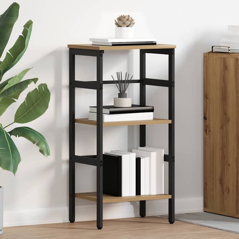 Casa si Gradina - Mobilier - Biblioteci si rafturi - Biblioteci - Raft pentru carti Stejar Artizanal 40 x 29,5 x 81 cm - Infinity.ro