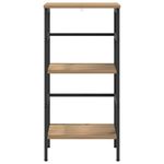 Casa si Gradina - Mobilier - Biblioteci si rafturi - Biblioteci - Raft pentru carti Stejar Artizanal 40 x 29,5 x 81 cm - Infinity.ro