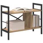Casa si Gradina - Mobilier - Biblioteci si rafturi - Biblioteci - Raft pentru carti Stejar Artizanal 75 x 30 x 58,5 cm - Infinity.ro