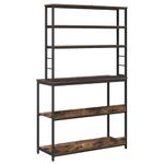 Casa si Gradina - Mobilier - Biblioteci si rafturi - Biblioteci - Raft de bucatarie Stejar fumuriu 100 x 40 x 168 cm - Infinity.ro