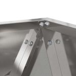 Casa si Gradina - Gradinarit si plante - Plante si ghivece - Ghivece si suporturi - Jardiniera Argintiu 50 x 50 x 50 cm Otel inoxidabil - Infinity.ro