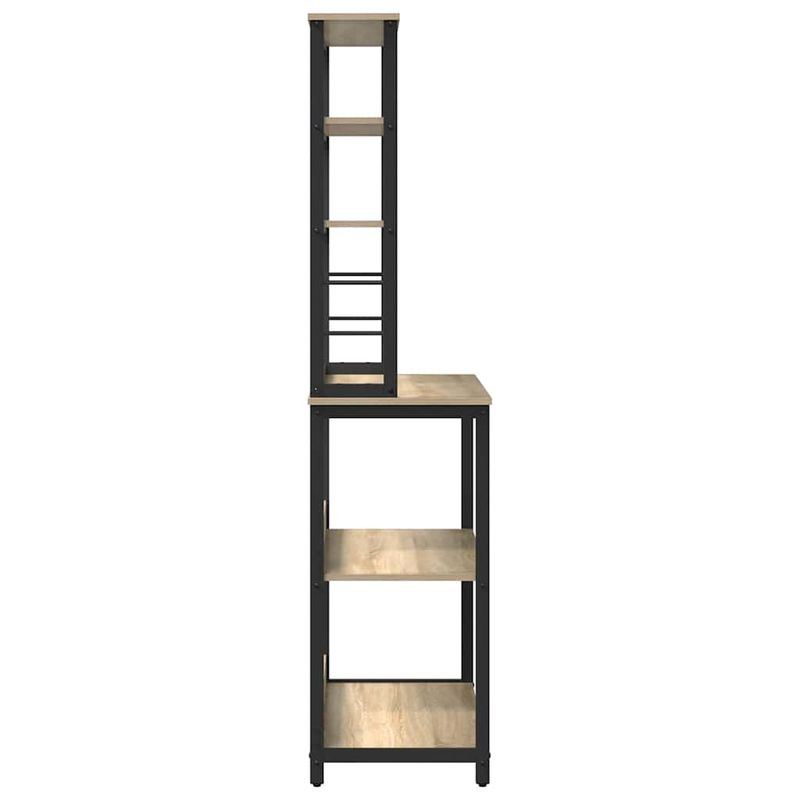 Casa si Gradina - Mobilier - Biblioteci si rafturi - Biblioteci - Raft de bucatarie Stejar Sonoma 80 x 40 x 168 cm Lemn compozit - Infinity.ro