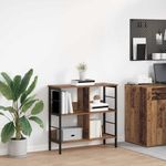 Casa si Gradina - Mobilier - Biblioteci si rafturi - Biblioteci - Raft pentru carti Lemn Vechi 82 x 32 x 79 cm Lemn compozit - Infinity.ro