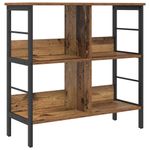 Casa si Gradina - Mobilier - Biblioteci si rafturi - Biblioteci - Raft pentru carti Lemn Vechi 82 x 32 x 79 cm Lemn compozit - Infinity.ro