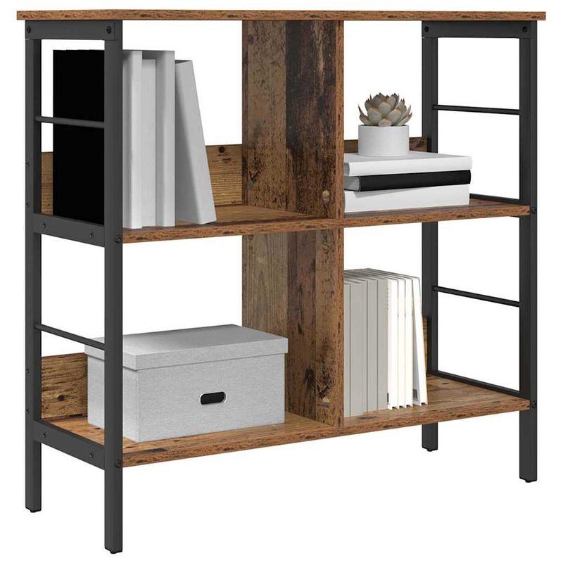 Casa si Gradina - Mobilier - Biblioteci si rafturi - Biblioteci - Raft pentru carti Lemn Vechi 82 x 32 x 79 cm Lemn compozit - Infinity.ro