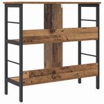Casa si Gradina - Mobilier - Biblioteci si rafturi - Biblioteci - Raft pentru carti Lemn Vechi 82 x 32 x 79 cm Lemn compozit - Infinity.ro