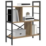 Casa si Gradina - Mobilier - Biblioteci si rafturi - Biblioteci - Raft pentru carti Stejar Artizanal 75 x 30 x 91 cm - Infinity.ro