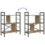 Casa si Gradina - Mobilier - Biblioteci si rafturi - Biblioteci - Raft pentru carti Stejar Artizanal 75 x 30 x 91 cm - Infinity.ro