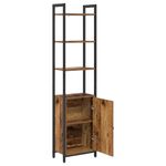 Casa si Gradina - Mobilier - Biblioteci si rafturi - Biblioteci - Dulap pentru carti Lemn Vechi 40 x 24 x 161 cm Lemn compozit - Infinity.ro