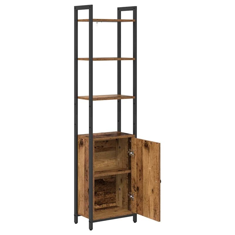 Casa si Gradina - Mobilier - Biblioteci si rafturi - Biblioteci - Dulap pentru carti Lemn Vechi 40 x 24 x 161 cm Lemn compozit - Infinity.ro
