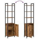 Casa si Gradina - Mobilier - Biblioteci si rafturi - Biblioteci - Dulap pentru carti Lemn Vechi 40 x 24 x 161 cm Lemn compozit - Infinity.ro