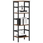 Casa si Gradina - Mobilier - Biblioteci si rafturi - Biblioteci - Raft pentru carti Stejar fumuriu 40 x 29,5 x 115 cm - Infinity.ro