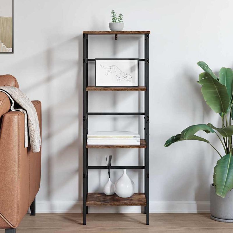 Casa si Gradina - Mobilier - Biblioteci si rafturi - Biblioteci - Raft pentru carti Stejar fumuriu 40 x 29,5 x 115 cm - Infinity.ro