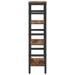 Casa si Gradina - Mobilier - Biblioteci si rafturi - Biblioteci - Raft pentru carti Stejar fumuriu 40 x 29,5 x 115 cm - Infinity.ro