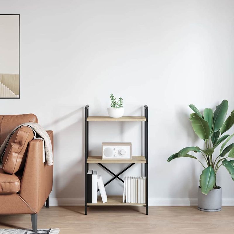 Casa si Gradina - Mobilier - Biblioteci si rafturi - Biblioteci - Raft pentru carti Stejar Sonoma 56 x 34 x 96 cm Lemn compozit - Infinity.ro