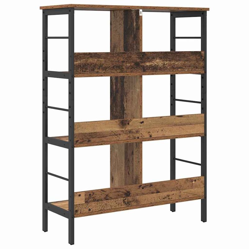 Casa si Gradina - Mobilier - Biblioteci si rafturi - Biblioteci - Raft pentru carti Lemn Vechi 82 x 32 x 112 cm Lemn compozit - Infinity.ro