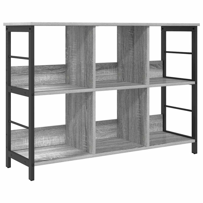 Casa si Gradina - Mobilier - Biblioteci si rafturi - Biblioteci - Raft pentru carti Gri Sonoma 102 x 32 x 72,5 cm Lemn compozit - Infinity.ro