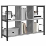 Casa si Gradina - Mobilier - Biblioteci si rafturi - Biblioteci - Raft pentru carti Gri Sonoma 102 x 32 x 72,5 cm Lemn compozit - Infinity.ro