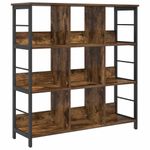 Casa si Gradina - Mobilier - Biblioteci si rafturi - Biblioteci - Raft pentru carti Stejar fumuriu 102 x 32 x 104,5 cm - Infinity.ro